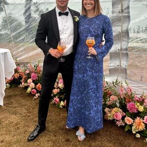 Zimmermann Ottie bias Long Sleeve Dress